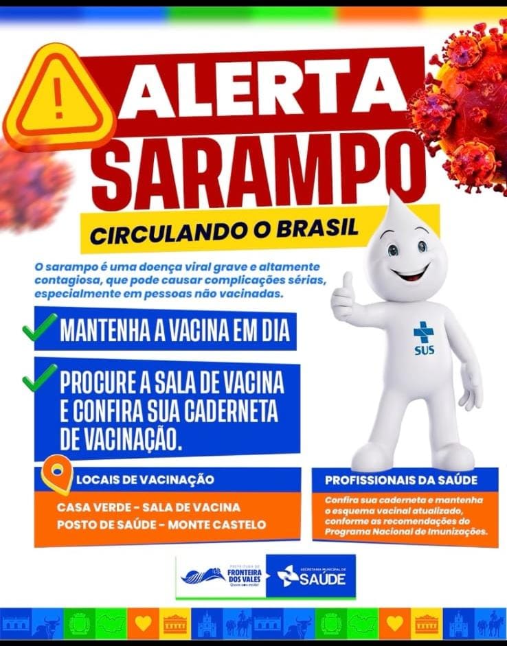 Alerta Sarampo!